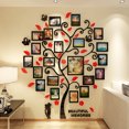 thumbnail image 1 of CAROOTU 3D Acrylic Crystal Wall Sticker Adhesive DIY Stereo Photo Frame Tree Pattern Wear Resistant Home, 1 of 5