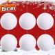 thumbnail image 3 of 6/60 bolas de nieve de espuma blanca, bolas de nieve artificiales falsas, adornos de piel para árbol de Navidad, colgantes para niños, decoración para fiesta de Navidad y Año Nuevo, 3 of 5