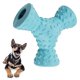 thumbnail image 1 of Juguete de bola de golosina para perros, juguete interactivo de rompecabezas Iq para perros, juguete para mascotas dispensador de alimentos con 3 agujeros para perros pequeños y mediano, 1 of 5