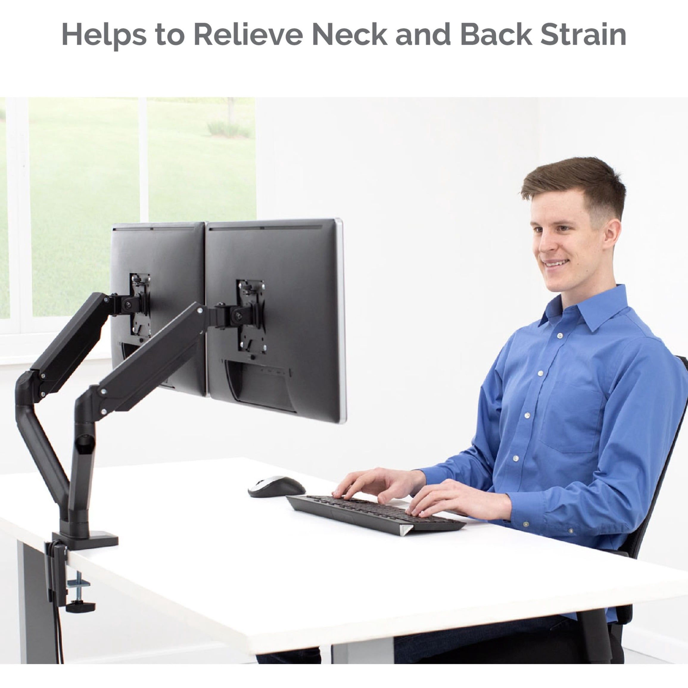 Fellowes Platinum Dual Monitor Arm Up to 27 8042501