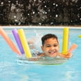 thumbnail image 5 of Big Joe Swim Noodle 40 Pack Pool Noodles, Assorted Coral, Purple, Yellow Foam, 4 feet, 50"L x 2.25"W x 2.25"H each, 5 of 7