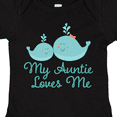 thumbnail image 4 of Inktastic My Auntie Loves Me Whale Boys or Girls Baby Bodysuit, 4 of 5