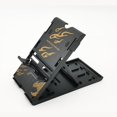 thumbnail image 2 of Support pour Nintendo Switch, Switch Lite, Switch OLED, Steam Deck, Support Réglable en Angle, Support Pliable Antidérapant Portable, avec Emplacements de Rangement pour Cartes de Jeu, 2 of 4