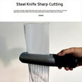 thumbnail image 2 of Usb Portable Paper Shredder Multifunctional Mini Electric Paper Shredder Document Strip Cutter Office Stationery,1x Handheld Paper Shredder 1x USB Cable,Silver Black, 2 of 6