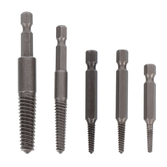 MERRYHAPY 5-Piece Stripped Screw Extractor Set for Quick and Easy Removal of Damaged Screws in Construction and Repair