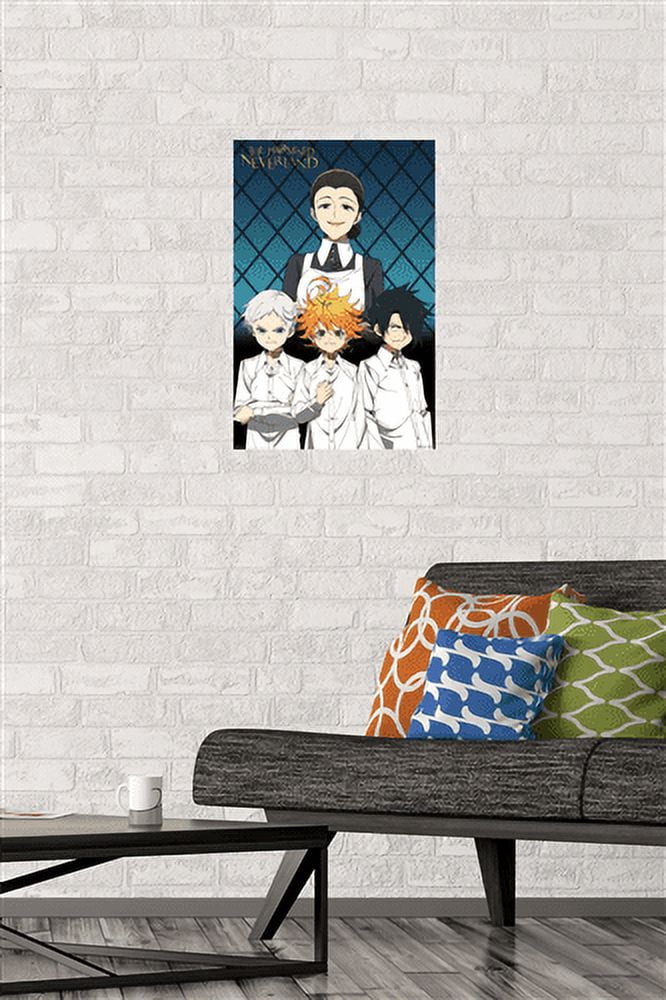 The Promised Neverland - Mom & Orphans Wall Poster, 14.725" x 22.375"