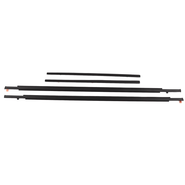 , 4 Piezas Moldura para Ventana de Puerta Moldura de Vidrio para Puerta Burlete Cinturón de Sellado para Ventana Exterior de Coche Compacto y liviano