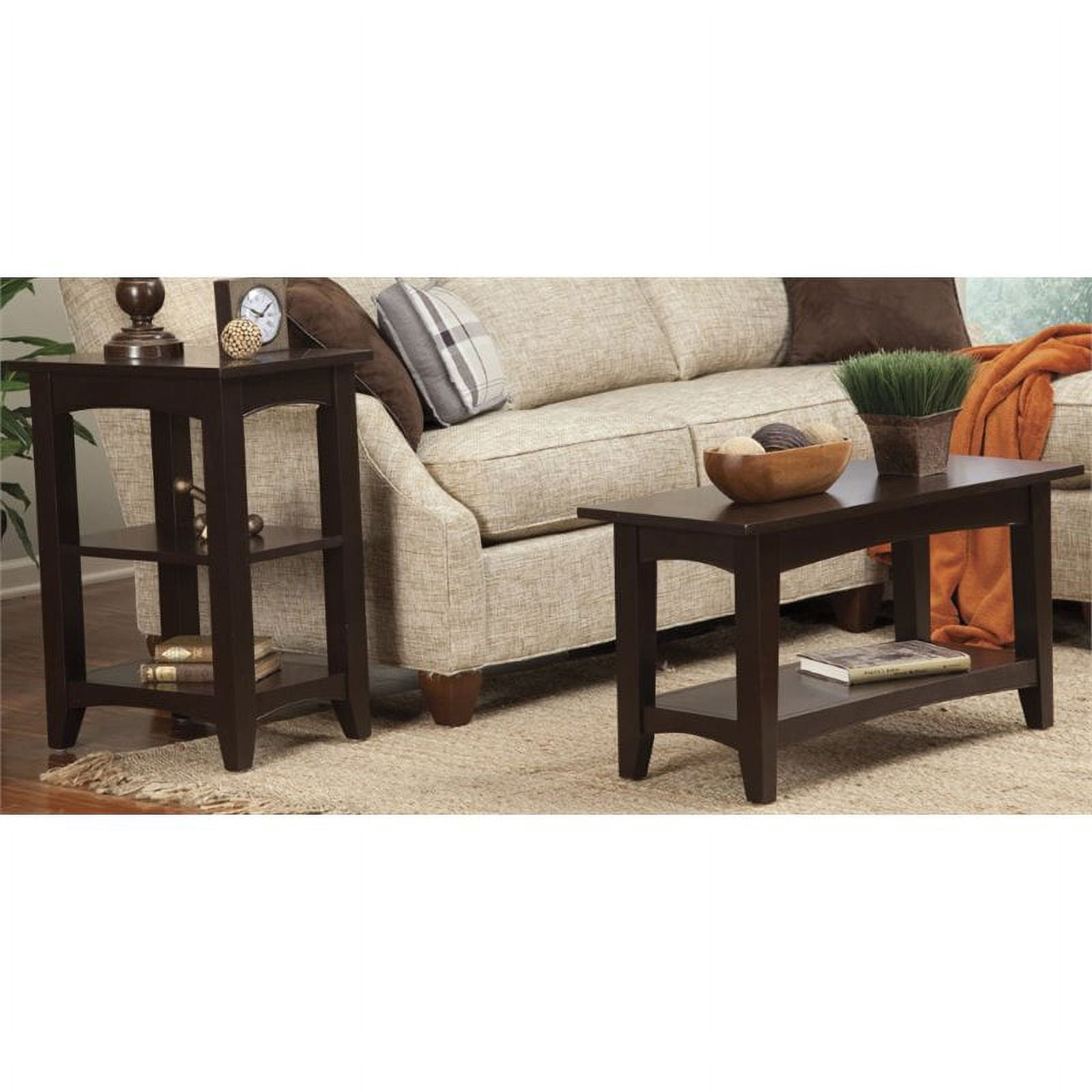 Shaker Cottage Tray Shelf Coat Hook with Bench Set, Chocolate