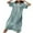 Green, variant on ZKCCNUK Plus Size Nightgowns for Women Winter Casual Thick Warm Flannel Long Loose Nightdress M-3XL