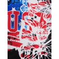 thumbnail image 3 of Tallas grandes de la bandera americana de la mariposa. Rosegal  Camisetas sin mangas de talla grande, 3 of 4