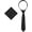 Black, variant on S.H. Churchill & Co. Ties For Boys - Necktie & Pocket Square - Pre-Tied Woven Kids Zipper Tie, School Uniforms Wedding