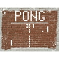 thumbnail image 4 of Stephen Chambers 14x12 Gold Ornate Wood Framed With Double Matting Wall Art Titled - Pong, 4 of 6