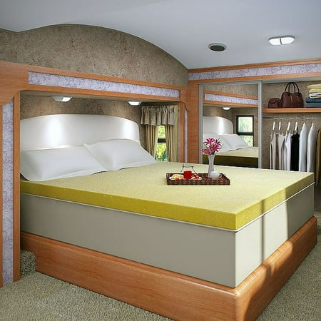 - Accutex Foam USA Accu-Gold Visco Elastic 4-inch Memory Foam Mattress Topper