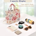 thumbnail image 5 of FORMRS Womens Corduroy Tote Bag Crossbody Shoulder Handbag with Pocket, Retro Starfish, 5 of 7