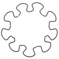 thumbnail image 4 of SHISUYAN 10pcs Car Window Handle Retaining Clips Metal Clip Crank Retainer Fixing Clips, 4 of 9