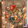 thumbnail image 2 of Christmas Friends Puppy Door Hanger, Door Wreath by G. DeBrekht | Pets Dog and Cats Decor - 8185307-6H-SL, 2 of 7