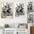 thumbnail image 4 of Designart "Monochromatic Hip Hop Dance III" Dance Floater Framed Canvas Wall Art, 4 of 5