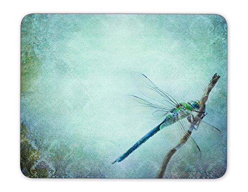 Abin Abin Vintage Shabby Chic Background With Dragonfly Mouse Pad Mouse Pad The Office Mat Mouse Pad Gaming Mousepad Nonslip Rubber Backing Mouse_Pad - image 1 of 2
