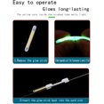 thumbnail image 4 of czcpp-20 Pcs (10 Pack) M/L/XL Clip Fishing Rod Glow Sticks, Fishing Lights for Rods, Fishing Pole Green Light Sticks Bulk Kit, 4 of 4