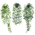 thumbnail image 4 of FRCOLOR  3 Pcs Simulation Hanging Plant Decor Artificial Net Traps Green, 4 of 8