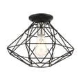 thumbnail image 2 of Livex Lighting - Geometric - 1 Light Flush Mount in Geometric Style - 13.5, 2 of 11