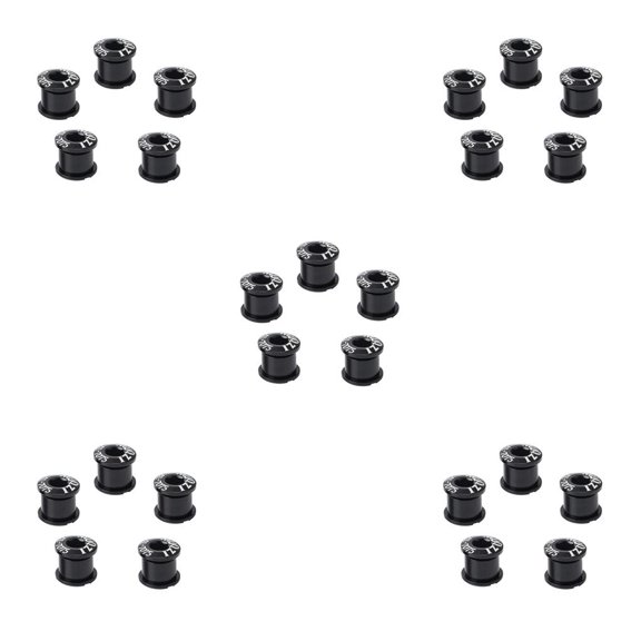 Eigraketly 5 piezas pernos de bicicleta aleación multicolor universal bicicletas de montaña accesorios de ciclismo para platos y bielas Type2 NO2