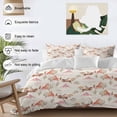 thumbnail image 3 of 3 Piece Pink Western Cowboy Duvet Cover Set Queen Size,Microfiber Comforter/Quilt Cover with Corner Ties and 2 Pillowcases,Retro Ethnic Horse Cactus Plants All Season Soft Bedding with Zipper Closure, 3 of 8