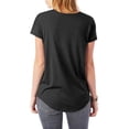 thumbnail image 2 of Ma Croix Womens Lightweight Comfort Active Round Hem Short Sleeve T Shirt, 2 of 6