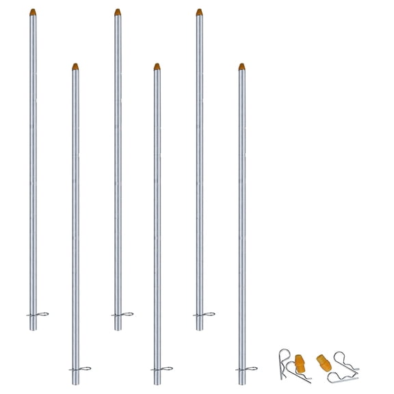 McJ Tools Reloading 6pack Small Auto Primer Feeder Tube, Reloading Essential Tools