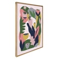 thumbnail image 2 of Kate and Laurel Sylvie Myriam's Garden Framed Canvas Wall Art By Myriam Van Neste, 28x38 Gold, Nature-Inspired Wall Decor, 2 of 6