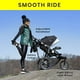 thumbnail image 2 of Jeep Cross-Country Sport Plus Jogging Stroller by Delta Children, Charcoal Galaxy, 2 of 5