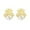 Gold, variant on CILENON Pearl Pearl Stud Earrings Super Shiny Diamond Earrings Light Luxury Earrings (Gold,One Size)