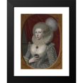 thumbnail image 2 of Robert Peake the Elder 19x24 Black Modern Framed Museum Art Print Titled - Portrait of a Woman, Possibly Frances Cotton, Lady Montagu, of Boughton Castle, Northamptonshire (ca. 1615), 2 of 5