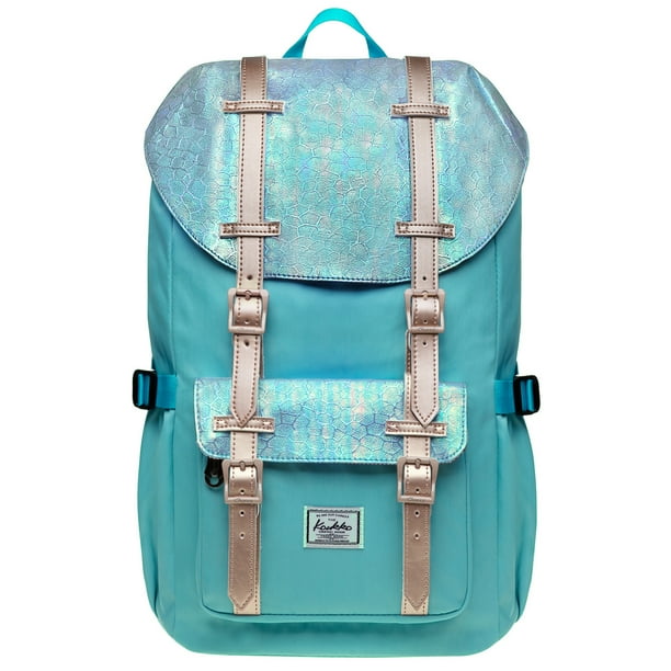 Mochila para portátil al aire libre KAUKKO 15.6 pulgadas EP5-14-Fairy bluegreen