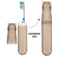 thumbnail image 2 of Estuche para cepillos de dientes de 2 piezas, contenedor portátil para cepillos de dientes de viaje, estuche de almacenamiento para cepillos de dientes al aire libre, 2 of 6