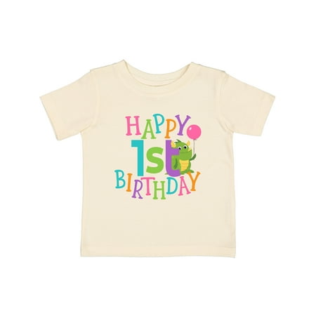 

Inktastic Happy 1st Birthday Monster Gift Baby Boy or Baby Girl T-Shirt