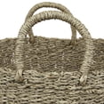 thumbnail image 6 of Northlight Round Wicker Table and Floor Baskets - Beige and Black - Set of 3, 6 of 7