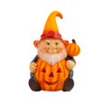 thumbnail image 1 of Adornos luminosos de duende anciano para Halloween, adornos artesanales de resina decorativos de enano de jardín novedosos, 1 of 9