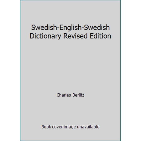 Swedish-English-Swedish Dictionary Revised Edition [Paperback - Used]