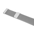 thumbnail image 2 of 22mm Quick Release Stainless Steel Magnetic Mesh Watch Band Loop Strap Replacement for Smartwatches, Silver, 2 of 9