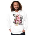 thumbnail image 5 of Urban Streetwear Periodt Flowers Unisex Plus Fleece Graphic Hoodie Brisco Brands 4X, 5 of 6
