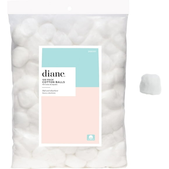 Diane 100% Cotton Balls (Pack of 100)