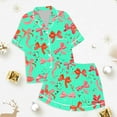 thumbnail image 4 of Pyjamas Imprimés Nœud Papillon Décontractés pour Filles, 4 of 4