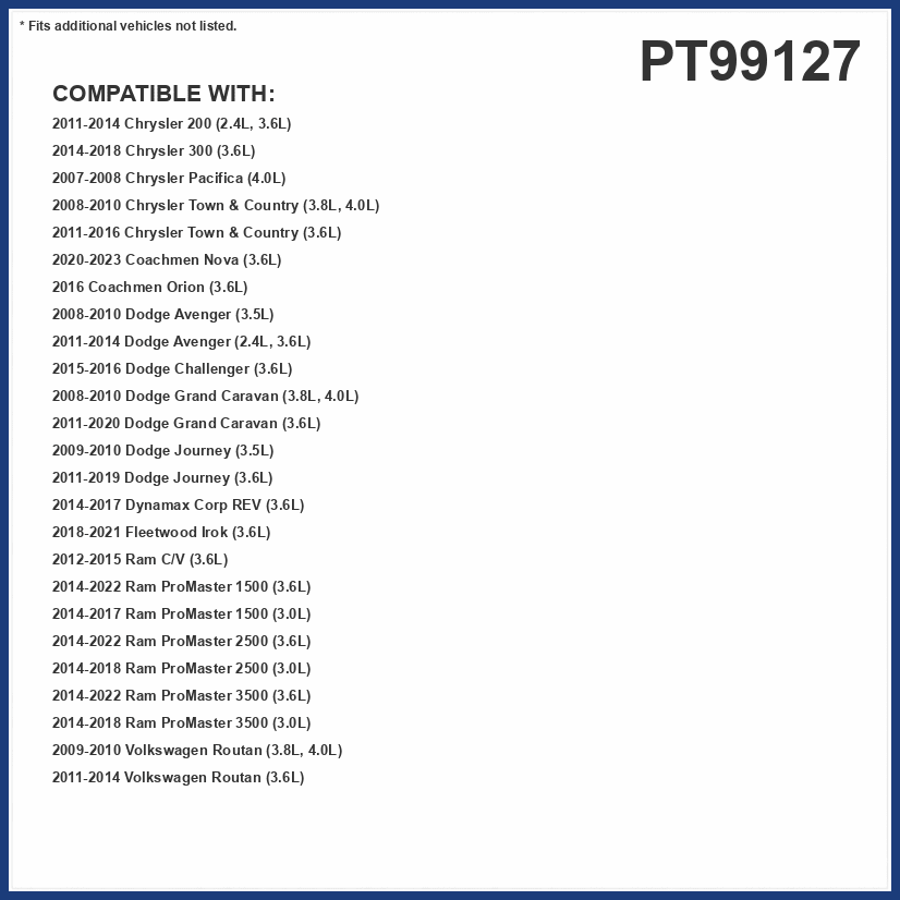 PG Automatic Transmission Filter PT99127| Fits 2008-2019 various models of Chrysler, Dodge, Ram, Volkswagen