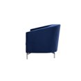 thumbnail image 4 of Annette Cabriole Sofa , Navy Blue, 4 of 10