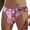 thumbnail image 5 of JOCKMAIL 2PCS/Pack Men's Underwear Leopard Print Briefs Sexy Comfort Soft Stretch Classic Fit Serpentine Briefs, 5 of 6