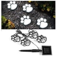 thumbnail image 2 of ER Guirnalda De Luz Solar Led Patas De Perro 4 Leds Cable Negro Solar Al Aire Libre oso de fresa Electrónica, 2 of 5