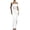 White, variant on Maxi Dresses for Women One Shoulder Sleeveless Sheer Mesh Panel Sexy Bodycon Cocktail Evening Party Dress XS-L