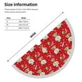 thumbnail image 6 of Christmas Tree Skirt, cute Christmas Moose Christmas Tree Decorations Indoor, Tree Skirts Mat With Tassel Trim for Halloween New Year Holiday Christmas Party Decor 36 Inches, 6 of 7