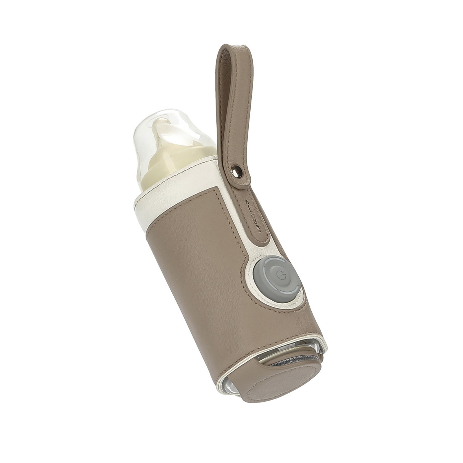 XKHHLH 3 Temperature Adjustable Portable Baby Bottle Warmer, Portable Car Travel Bottle Warmer USB Milk Heat Keeper Baby Bottle Warmer